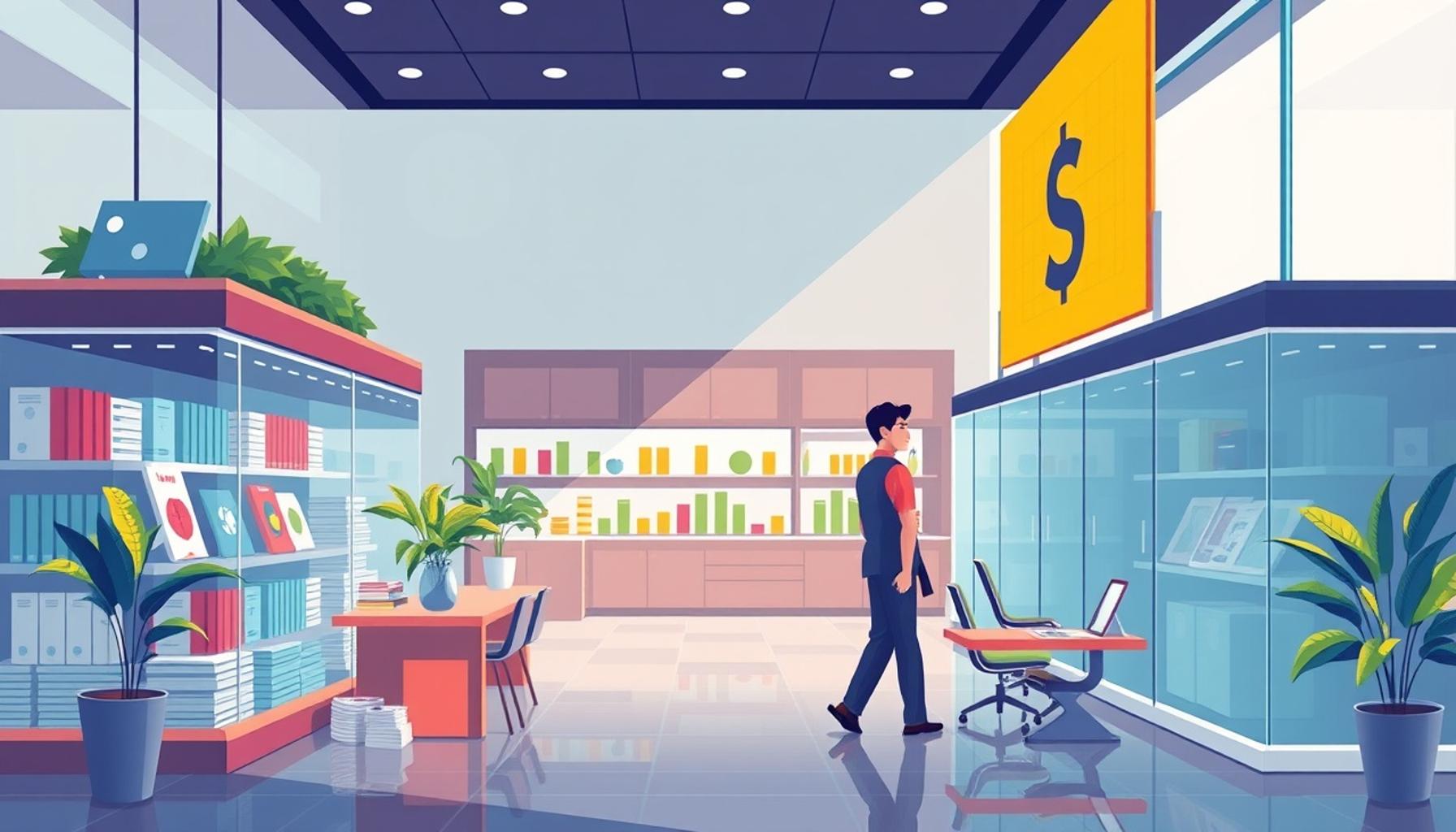 The Influence of Minimalism on Waste Reduction and Spatial Efficiency in Commercial Environments
