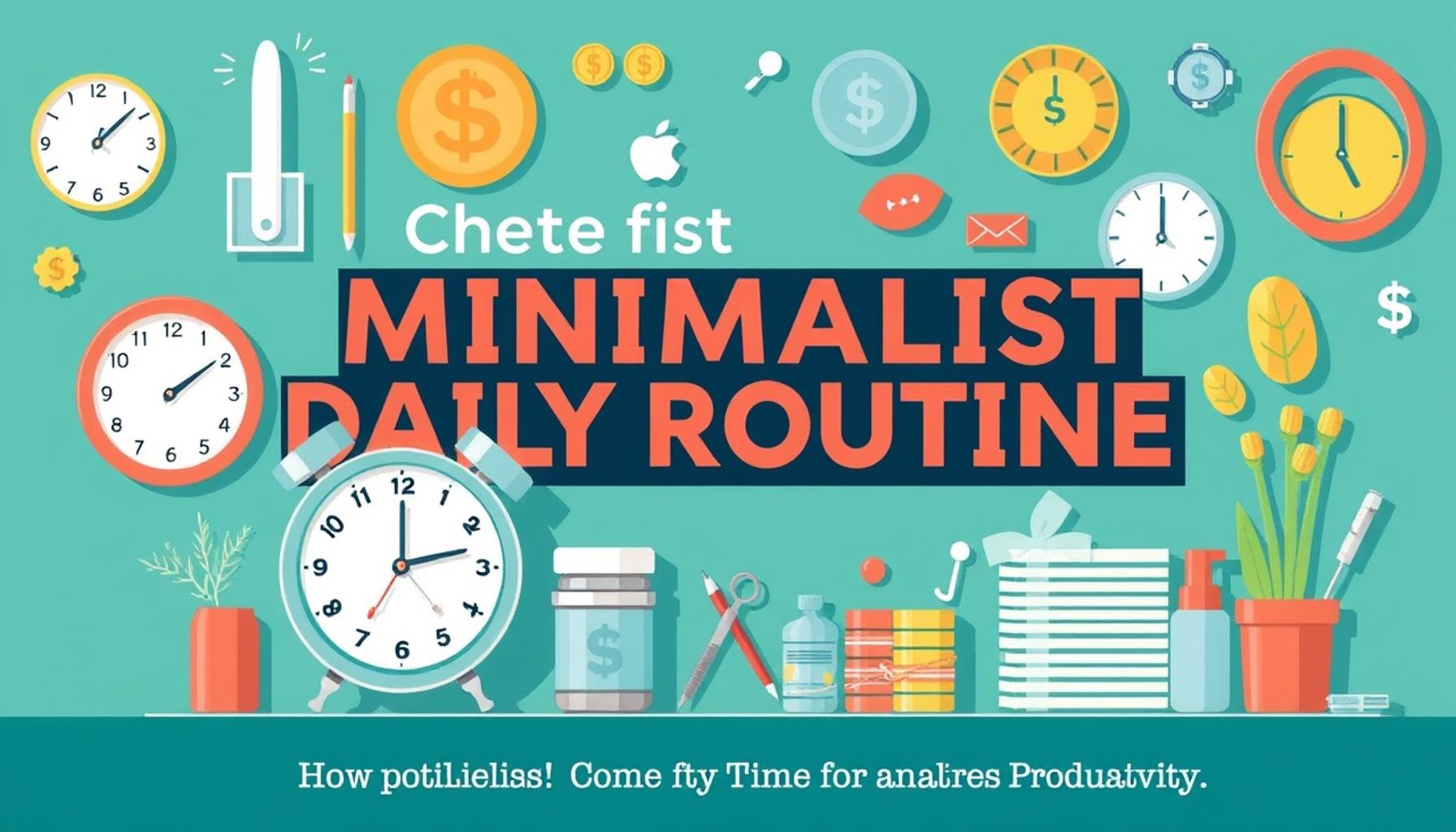 Creating a Minimalist Daily Routine: Streamlining Your Time for Maximum Productivity