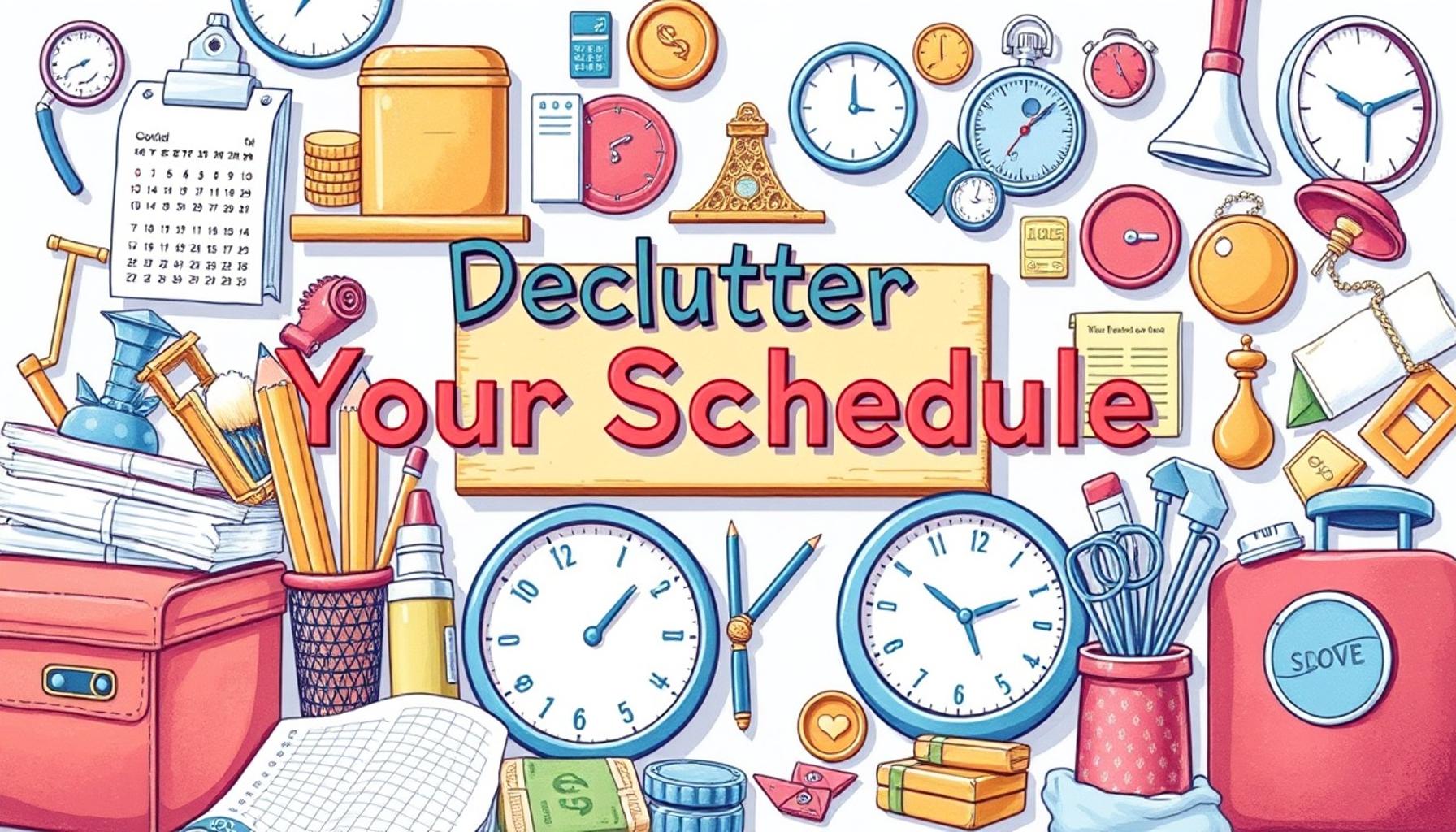 Decluttering Your Schedule: Minimalist Strategies for Effective Time Allocation