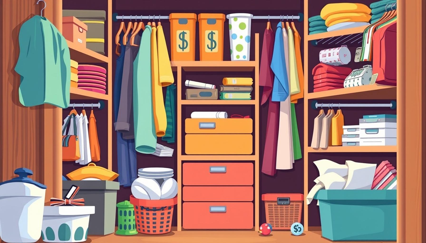Decluttering Strategies to Optimize Space Efficiency in Cabinets and Closets