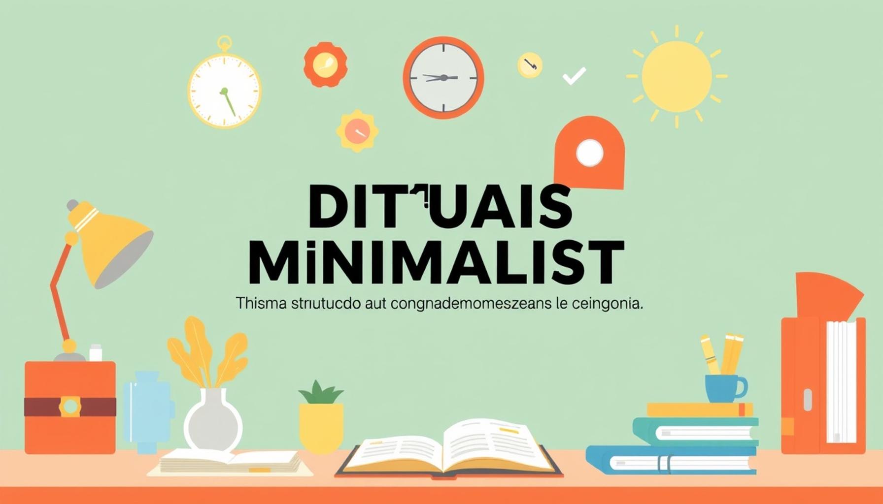 Minimalist Daily Rituals: Structuring Your Day to Maximize Efficiency